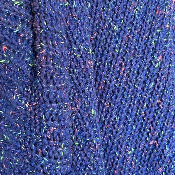 SOLD - Free People oversized Neon Lights Purple Sweater - Picture 5 of 6